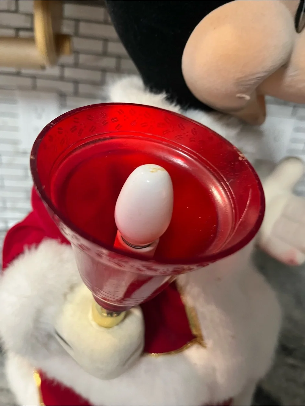 Vintage Disney's Christmas Minnie Mouse Mrs Clause Animated And Music 23 Inches